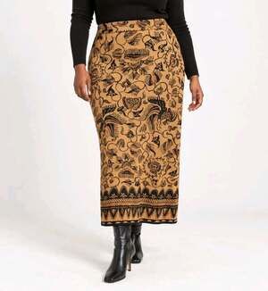 Peruvian Connection Knit Maxi Skirt